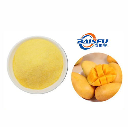Shaanxi Baisfu pure plant extract 100% water soluble Yellow Powder Mango Powder Freeze-dried Mango Powder use in food/cosmetic/health care products
