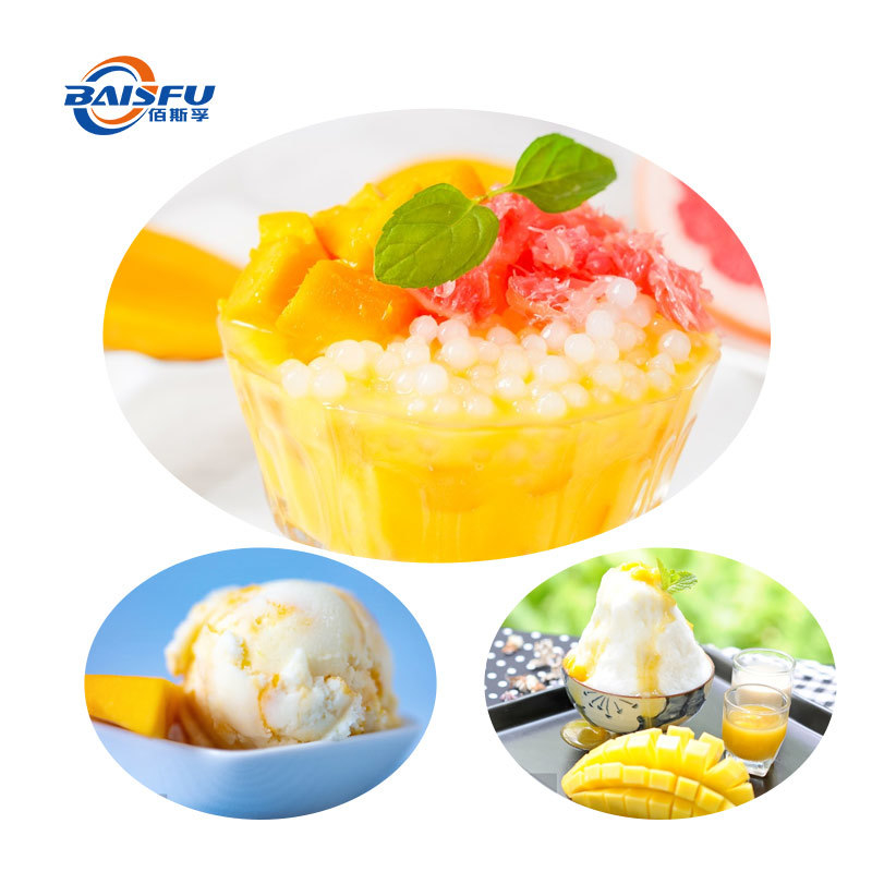 Shaanxi Baisfu pure plant extract 100% water soluble Yellow Powder Mango Powder Freeze-dried Mango Powder use in food/cosmetic/health care products