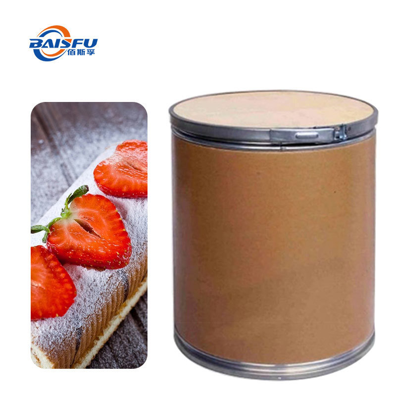 Baisfu Top Quality Light Red Powder Pure Natural Organic Strawberry Freeze Dried Powder 100% pass 80 mesh for Solid beverages and baked goods