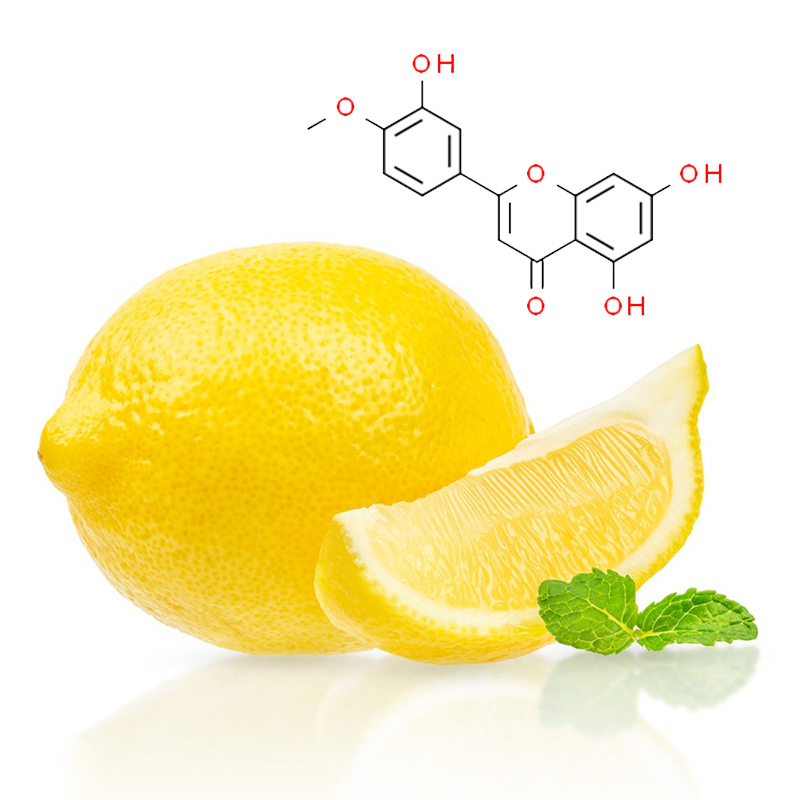 Baisfu Raw Material Dried Lemon Peel Extract Diosmetin Antioxidant Properties Diosmetin yellow- brown fine Powder Cas 520-34-3 for Food and Cosmetic