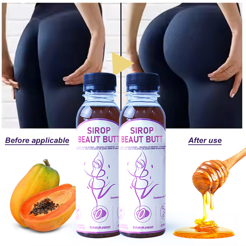 Shan'xi Baisfu Natural Big Butt Enlargement Syrup ODM Butt Booster Maca Hip up Syrup Sirop Pour Les Fesse Buttocks Enlargement Products