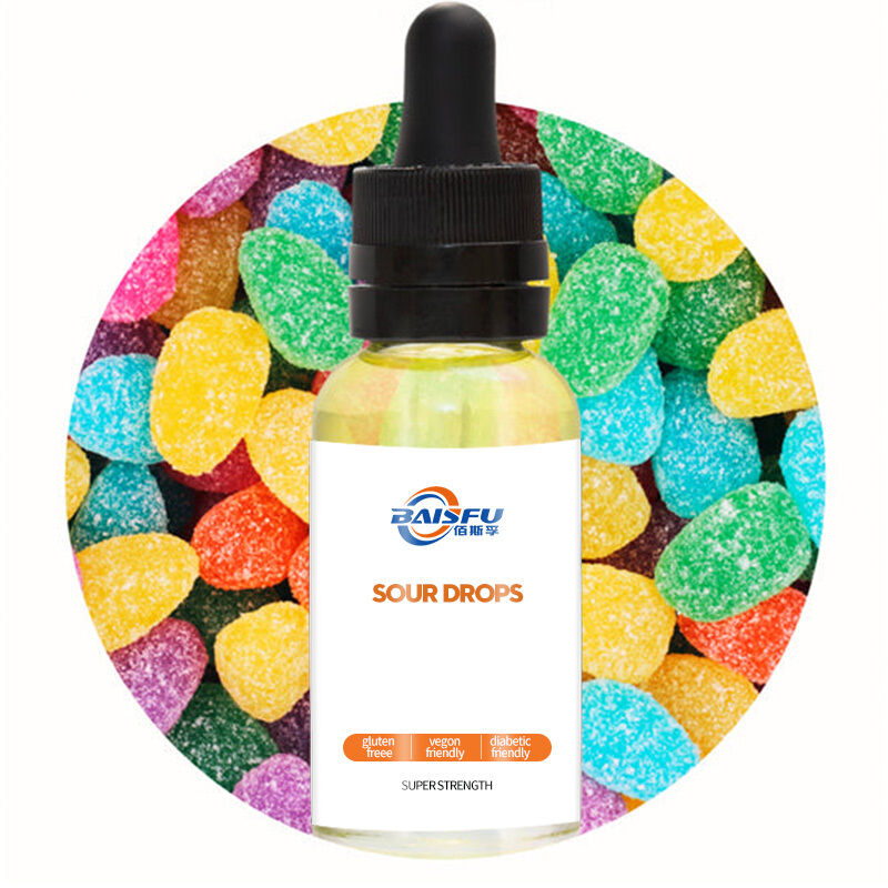 Premium Sour Drops Flavoring – Intense Tangy Candy-Style Sour Essence For Drinks, Gummies & Desserts