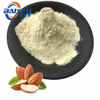 Baisfu Top Quality 99% pure Natural Almond Powder CAS No. 87-72-9 Amygdalin off-white powder use In Food, Health Products, Cosmetics